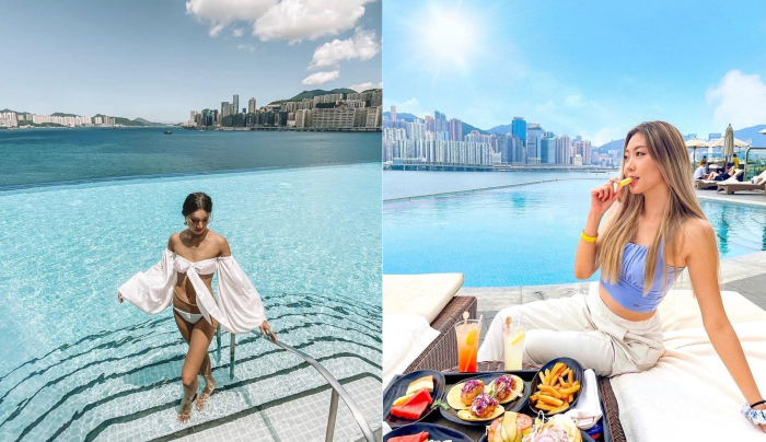  Staycation 打卡_酒店泳池_浴缸酒店